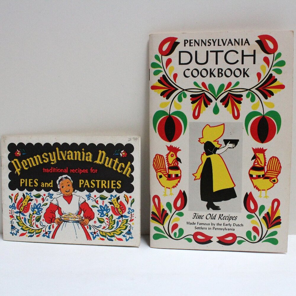 2 Small Pennsylvania Dutch Cookbooks - Read Description